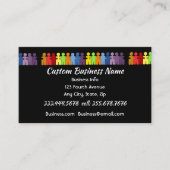 Berufliches Schwarzes Personal Mgr, HR Mgr Visitenkarte (Vorderseite)