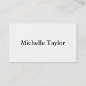 Berufliches Schwarzes Visitenkarte (Rückseite)