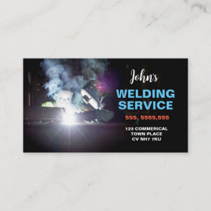 Berufliches Schweißen und Fabrikieren von Metallen Visitenkarte