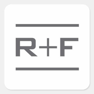 Berufliches Siegel für die Post Quadratischer Aufkleber