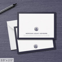 Berufliches Silber-Siegel-Logo-Business-Note-Karte