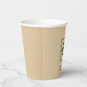 Berufliches "Simple Business Logo"-Papier Pappbecher (Rechts)