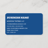 Berufliches Solarfenster Visitenkarte (Rückseite)