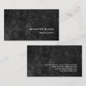Berufliches, stilvolles Gray-Muster Modernes Elega Visitenkarte (Vorne/Hinten)