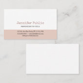 Berufliches stilvolles Special Elite Design Modern Visitenkarte (Vorne/Hinten)