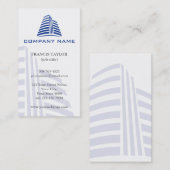 Berufliches, stilvolles wirkliches Anwesen oder Visitenkarte (Vorne/Hinten)