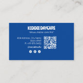 Berufliches Tagesgeschäft | Tiefblau Visitenkarte (Rückseite)