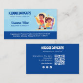 Berufliches Tagesgeschäft | Tiefblau Visitenkarte (Vorne/Hinten)