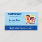 Berufliches Tagesgeschäft | Tiefblau Visitenkarte (Vorderseite)