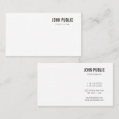 Berufliches Template Elegant Modernes Einfaches Visitenkarte (Vorne/Hinten)