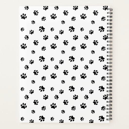 Berufliches Tier Sitter Dog Walker Ernennung Planer (Rückseite)