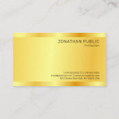 Berufliches Trendy Modernes Elegantes, einfaches D Visitenkarte (Rückseite)