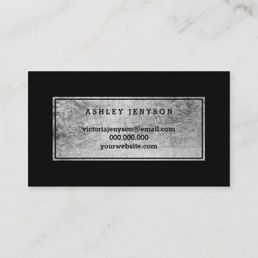 Berufliches Typografieschwarzes des Notar Visitenkarte (Rückseite)