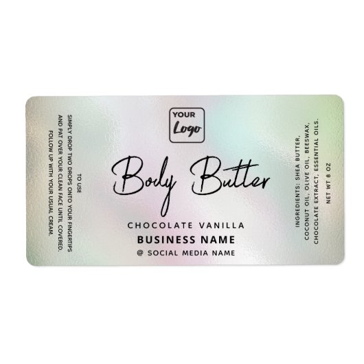 Berufliches typografisches Logo (Vorne)