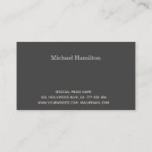 Berufliches und modernes Malservice-Business Visitenkarte (Rückseite)