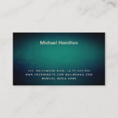 Berufliches und modernes Malservice-Business Visitenkarte (Rückseite)