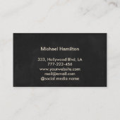 Berufliches und modernes Malservice-Business Visitenkarte (Rückseite)