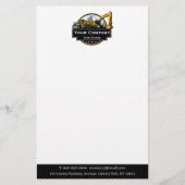 Berufliches Unternehmen für den Bau von Schweranla Briefpapier (Vorderseite)