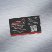 Berufliches Unternehmen für den Bau von Schweranla Magnetische Visitenkarte (Beispiel)