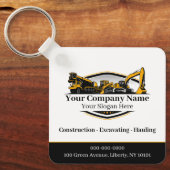 Berufliches Unternehmen für den Bau von Schweranla Schlüsselanhänger (Vorderseite)