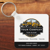 Berufliches Unternehmen für den Bau von Schweranla Schlüsselanhänger (Vorderseite)