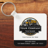 Berufliches Unternehmen für den Bau von Schweranla Schlüsselanhänger (Vorderseite)