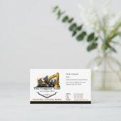 Berufliches Unternehmen für den Bau von Schweranla Visitenkarte (Stehend Vorderseite)