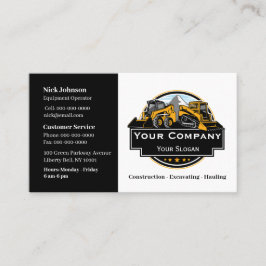 Berufliches Unternehmen für den Bau von Schweranla Visitenkarte