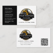 Berufliches Unternehmen für den Bau von Schweranla Visitenkarte (Vorne/Hinten)