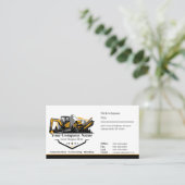 Berufliches Unternehmen für den Bau von Schweranla Visitenkarte (Stehend Vorderseite)