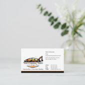 Berufliches Unternehmen für den Bau von Schweranla Visitenkarte (Stehend Vorderseite)