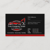 Berufliches Unternehmen für den Bau von Schweranla Visitenkarte (Vorderseite)