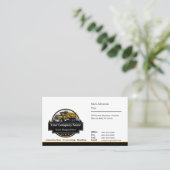 Berufliches Unternehmen für den Bau von Schweranla Visitenkarte (Stehend Vorderseite)