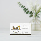 Berufliches Unternehmen für den Bau von Schweranla Visitenkarte (Stehend Vorderseite)