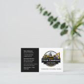 Berufliches Unternehmen für den Bau von Schweranla Visitenkarte (Stehend Vorderseite)