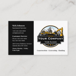 Berufliches Unternehmen für den Bau von Schweranla Visitenkarte