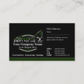 Berufliches Unternehmen für den Bau von Schweranla Visitenkarte (Vorderseite)