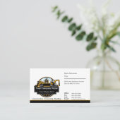 Berufliches Unternehmen für den Bau von Schweranla Visitenkarte (Stehend Vorderseite)