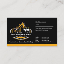 Berufliches Unternehmen für den Bau von Schweranla Visitenkarte