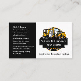 Berufliches Unternehmen für den Bau von Schweranla Visitenkarte