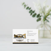 Berufliches Unternehmen für den Bau von Schweranla Visitenkarte (Stehend Vorderseite)