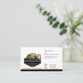 Berufliches Unternehmen für den Bau von Schweranla Visitenkarte (Stehend Vorderseite)