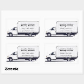 Berufliches Unternehmen für den Personenverkehr Rechteckiger Aufkleber (Blatt)