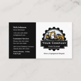 Berufliches Unternehmen für die Reparatur von schw Visitenkarte