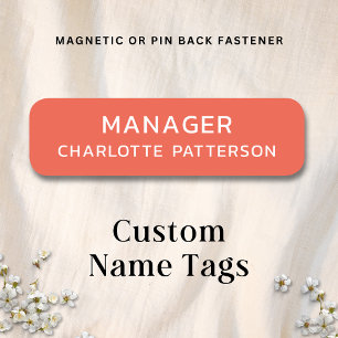 Berufliches Unternehmen für Mitarbeiter Namensschild