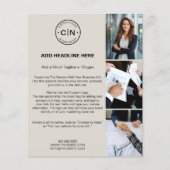 Berufliches Unternehmen für moderne Logos Flyer (Vorne)