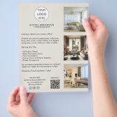 Berufliches Unternehmen für moderne Logos Flyer (Hand)