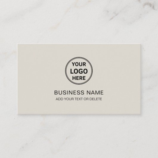 Berufliches Unternehmen für moderne Logos Terminkarte (Vorderseite)