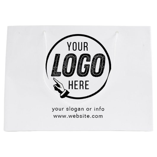 Berufliches Unternehmen Große Geschenktüte (Vorderseite)