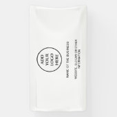 Berufliches Unternehmen Ihr Logo für Ihr Unternehm Banner (Vertikal)